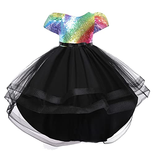 Festliches Kleid Mädchen Günstig - Knielang Langarm Baumwolle Kleid Gedruckt Winter Prinzessin Freizeit Festkleider Partykleid Weihnachten Tülkleid Kleinkind Prinzessin Kleid von Bastwahl