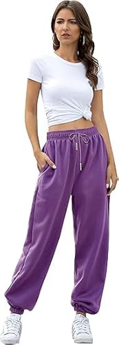 Jogginghose Damen Lang Sporthose Fitness High Waist mit Elastischem Bund und Taschen Freizeithose Enges Bein Jogginghose Damen Lang Sporthose Fitness High Waist mit Elastischem Bund und Taschen Freizeithose Enges Bein von Bastwahl