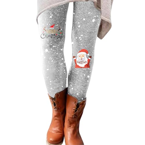 Sport Leggings Christmas Damen - Strumpfhosen Weihnachtshose Sport Yogahosen Slim Fit Hohe Taille Lange Leggings Weihnachts Druck Blickdichte Fitnesshose Laufhose Tights Elastische von Bastwahl