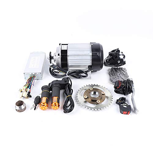 Elektrofahrrad Dreirad Umbausatz, Elektrisches Brushless-Kit zum Nachrüsten von Dreirädern, Bürstenloser Getriebemotor, für Dreirad/Rikscha/Dreirad (750W 48V) von Bathrena