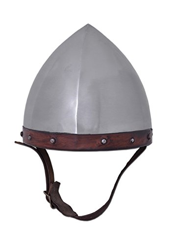 Battle-Merchant Bogenschützen Helm, 1.6 mm Stahl mit Lederinlet Re-Enactment von Battle-Merchant