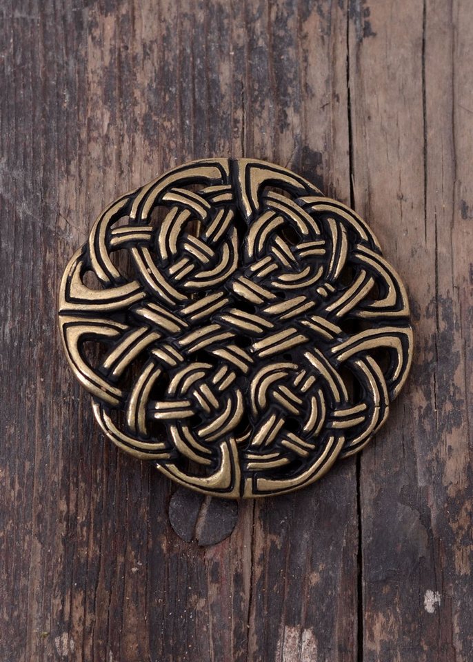 Battle Merchant Kostüm Gürtelschnalle - Keltischer Knoten, bronzefarben Battle Merchant Kostüm Gürtelschnalle - Keltischer Knoten, bronzefarben von Battle Merchant