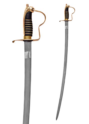 Battle-Merchant - Preußischer Offizierssäbel für Erwachsene - geschmiedeter Stahl - mit Scheide & Löwenkopfgriff aus Messing Battle-Merchant - Preußischer Offizierssäbel für Erwachsene - geschmiedeter Stahl - mit Scheide & Löwenkopfgriff aus Messing von Battle-Merchant