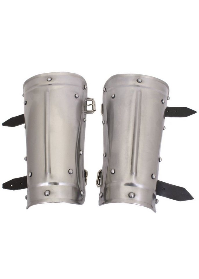Battle Merchant Ritter-Kostüm Armschienen aus Stahl Battle Merchant Ritter-Kostüm Armschienen aus Stahl von Battle Merchant