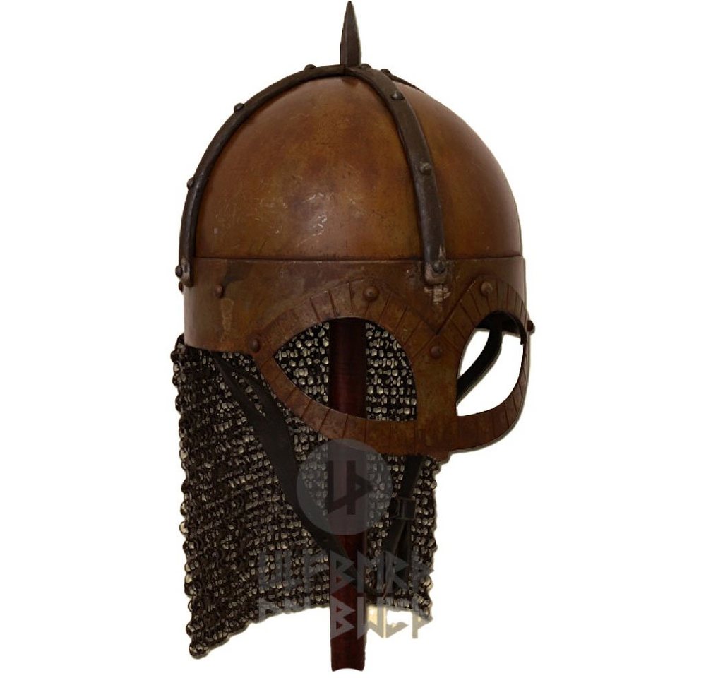 Battle Merchant Ritter-Kostüm Der Gjermundbu Helm mit vernieteter Brünne 2 mm - schaukampftauglich M von Battle Merchant