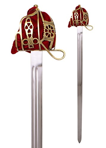 Battle-Merchant Schottisches Breitschwert | Claymore mit Messinggefäß und Scheide | Echtes Schwert für Erwachsene aus Karbonstahl | Deko Breitschwert, 18. Jh. Battle-Merchant Schottisches Breitschwert | Claymore mit Messinggefäß und Scheide | Echtes Schwert für Erwachsene aus Karbonstahl | Deko Breitschwert, 18. Jh. von Battle-Merchant