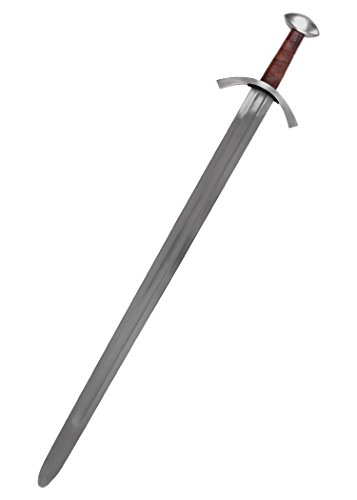 Battle-Merchant Turiner Mauritius Schwert mit Scheide | Schaukampfschwert aus dem 13. Jh. | Echt Metall Schaukampf Schwert für Erwachsene Battle-Merchant Turiner Mauritius Schwert mit Scheide | Schaukampfschwert aus dem 13. Jh. | Echt Metall Schaukampf Schwert für Erwachsene von Battle-Merchant