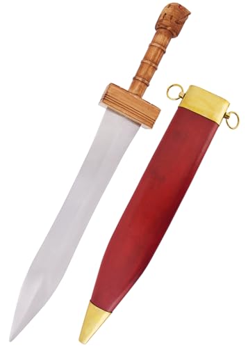 Battle-Merchant Parazonium | Griechisch-Römisches Kurzschwert mit Scheide | Echter Dolch der Antike für Erwachsene | Parazonium aus Karbonstahl Battle-Merchant Parazonium | Griechisch-Römisches Kurzschwert mit Scheide | Echter Dolch der Antike für Erwachsene | Parazonium aus Karbonstahl von Battle-Merchant
