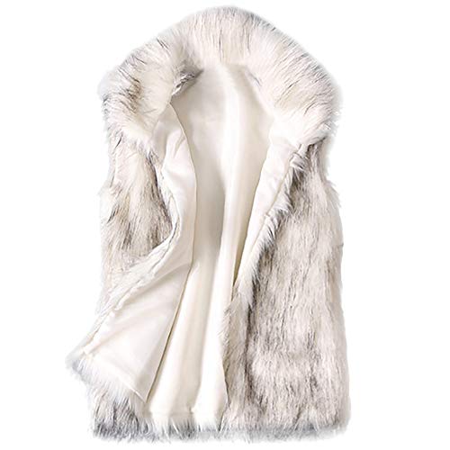Kunstpelz Jacke Damen Weiß - Fellweste Kurze Fellweste Kunstfell GüNstig Pelzweste üBergangsjacke Herbst Kurz Outdoorjacke Winter Warm Faux Pelz-Weste Felljacke-Mantel Jacke Pelz Weste Kunstpelz Jacke Damen Weiß - Fellweste Kurze Fellweste Kunstfell GüNstig Pelzweste üBergangsjacke Herbst Kurz Outdoorjacke Winter Warm Faux Pelz-Weste Felljacke-Mantel Jacke Pelz Weste von Battnot