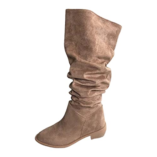 Damen Klassische Stiefel Schnallen Schlupfstiefel Stiefelleten Flach Absatzschuhe Boots Weiter Schaft Stiefel Gummistiefel Flache Sandalen Herbst Stiefel Ritterstiefel Schwarz Braun Khaki Damen Klassische Stiefel Schnallen Schlupfstiefel Stiefelleten Flach Absatzschuhe Boots Weiter Schaft Stiefel Gummistiefel Flache Sandalen Herbst Stiefel Ritterstiefel Schwarz Braun Khaki von Battnot