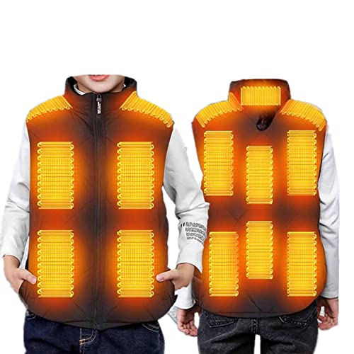 Heizweste, Beheizbare Weste für Kinder, Beheizte Weste Jungen Mädchen, Weiche Und Warme Beheizbare Weste, 3 Einstellbare Wärmestufe Heizweste, Heizbare Jacke für Außen Reisen Sport Freizeit Heizweste, Beheizbare Weste für Kinder, Beheizte Weste Jungen Mädchen, Weiche Und Warme Beheizbare Weste, 3 Einstellbare Wärmestufe Heizweste, Heizbare Jacke für Außen Reisen Sport Freizeit von Battnot