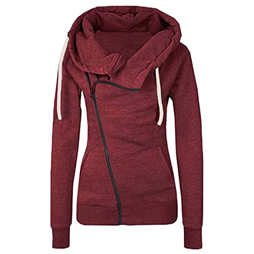 Jacke Damen Sweatjacke Zip Hoodie Pulli Oberteile Damen Kapuzenpullover Pullover mit Kapuze Kapuzenjacke Kapuzenjacke Hoodie mit schrägem Reissverschluss Übergangsjacke Damen Sweat Jacke Jacke Damen Sweatjacke Zip Hoodie Pulli Oberteile Damen Kapuzenpullover Pullover mit Kapuze Kapuzenjacke Kapuzenjacke Hoodie mit schrägem Reissverschluss Übergangsjacke Damen Sweat Jacke von Battnot