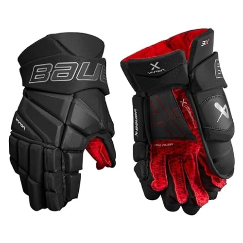 Bauer Vapor 3X Handschuhe Senior, Größe:15 Zoll, Farbe:schwarz/weiß von Bauer