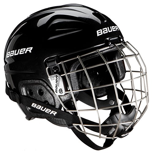 Bauer Erwachsene Helm Helmet Lil Sport Combo mit Gitter, Schwarz, One Size von Bauer