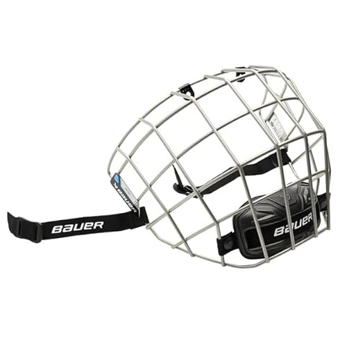 Bauer Facemask Profile I Gitter 2023, Größe:L, Farbe:Silber von Bauer