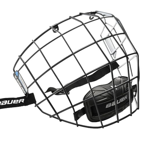 Bauer Facemask Profile II Gitter 2023, Größe:M, Farbe:schwarz/weiß von Bauer