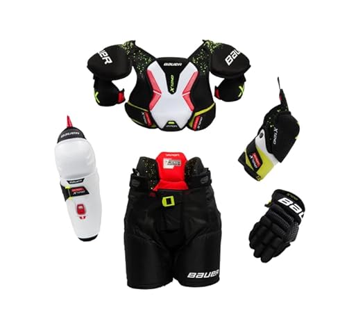 Bauer SCHUTZAUSRÜSTUNG-Set XTEND - YTH, Größe:Youth, für 3-9 Jahre, Unisex, Schwarz, Eishockey-Schutzausrüstung-Set Bauer SCHUTZAUSRÜSTUNG-Set XTEND - YTH, Größe:Youth, für 3-9 Jahre, Unisex, Schwarz, Eishockey-Schutzausrüstung-Set von Bauer