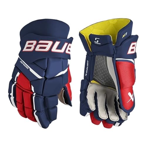 Bauer Supreme M3 Handschuhe Intermediate, Größe:13 Zoll, Farbe:Navy/Weiss/rot Bauer Supreme M3 Handschuhe Intermediate, Größe:13 Zoll, Farbe:Navy/Weiss/rot von Bauer