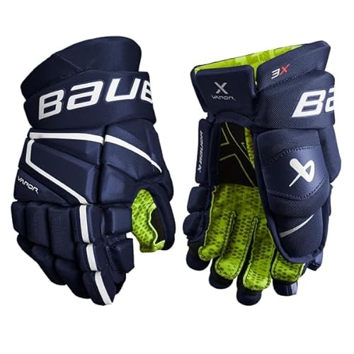 Bauer Vapor 3X Handschuhe Junior, Größe:11 Zoll, Farbe:Navy/Gold Bauer Vapor 3X Handschuhe Junior, Größe:11 Zoll, Farbe:Navy/Gold von Bauer