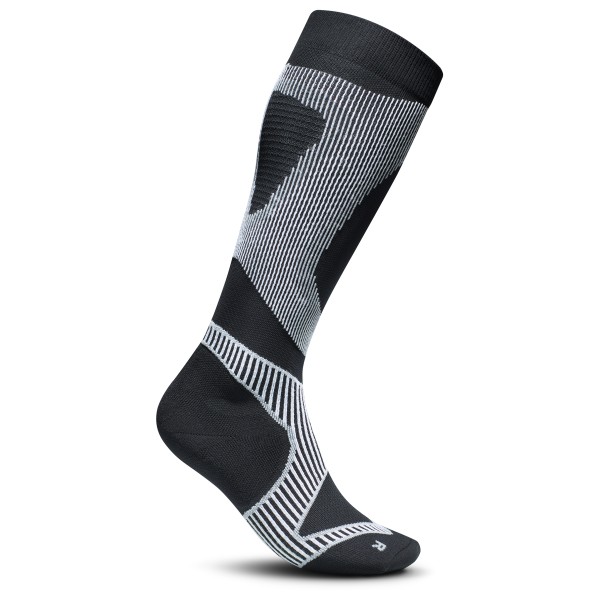 Bauerfeind Sports - Run Performance Compression Socks - Kompressionssocken Gr 44-46 - M: 36-41 cm grau von Bauerfeind Sports