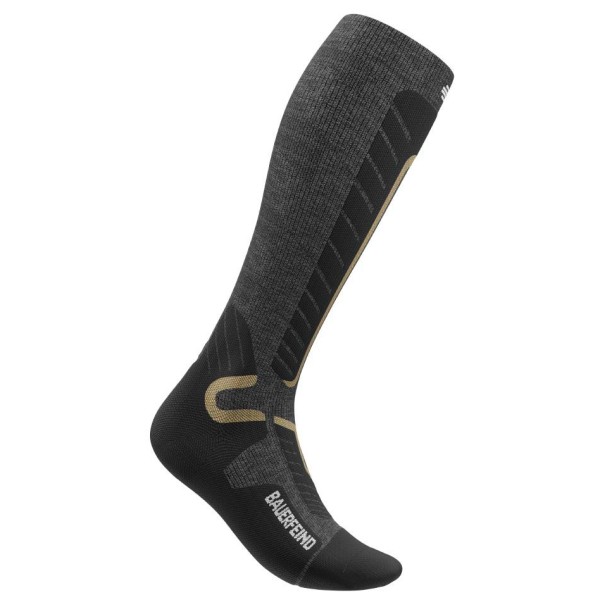 Bauerfeind Sports - Ski Alpine Compression Socks - Skisocken Gr 42-45 - S: 31-36 cm schwarz/grau von Bauerfeind Sports