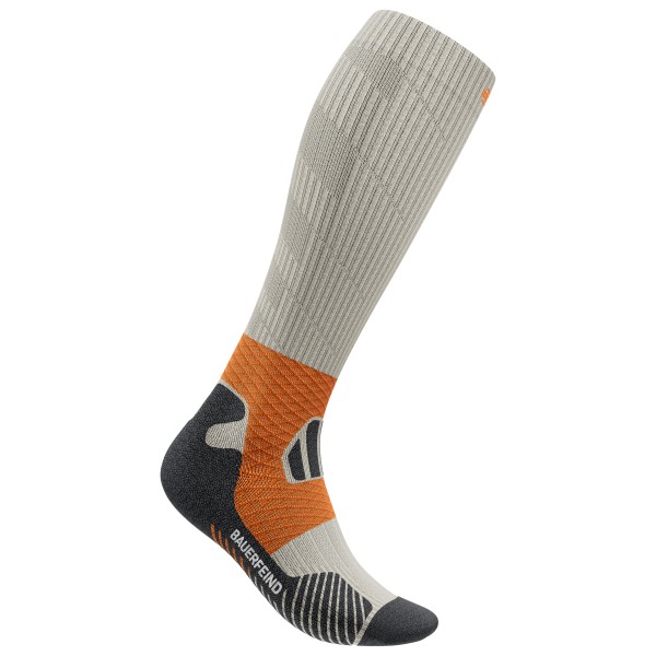 Bauerfeind Sports - Trail Run Compression Socks - Laufsocken Gr 46-49 - L: 41-46 cm grau von Bauerfeind Sports