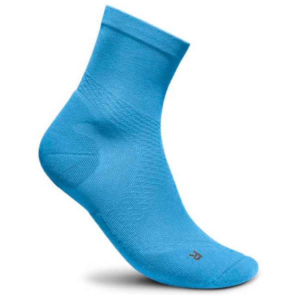 Bauerfeind Sports - Women's Run Ultralight Mid Cut Socks - Laufsocken Gr 35-37;38-40;41-43 blau;gelb;grau/weiß;schwarz von Bauerfeind Sports