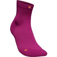 BAUERFEIND Run Ultralight Mid Cut Laufsocken Damen berry 35-37 von BAUERFEIND