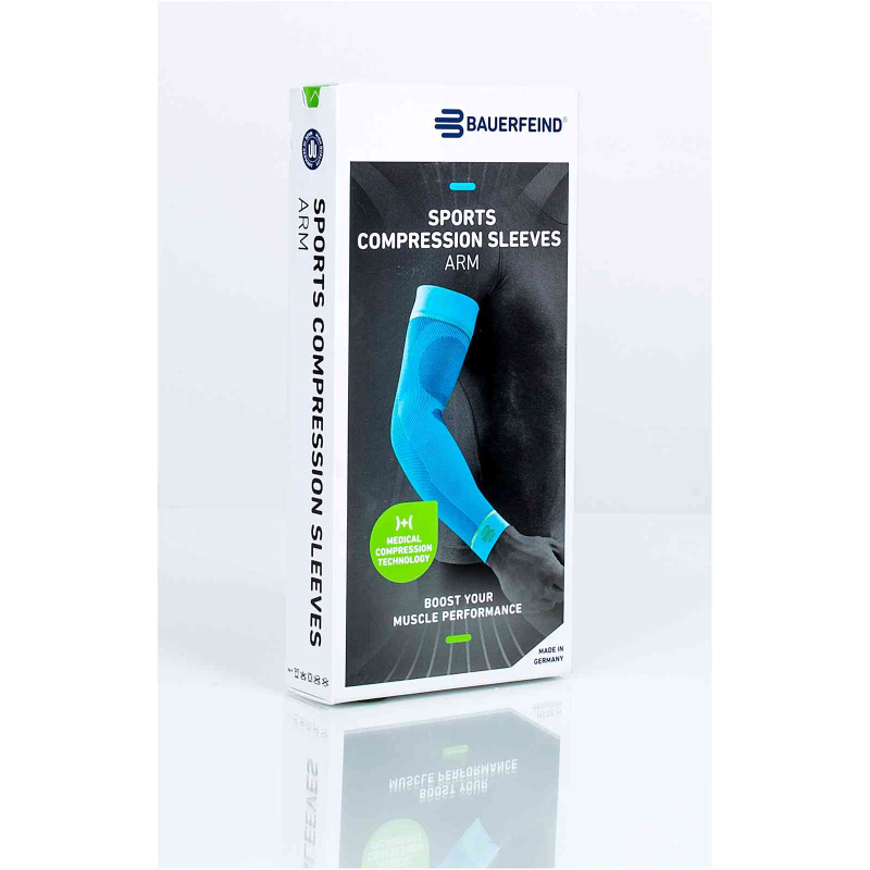 BAUERFEIND Sports Kompressionsbandage Arm grün long S von BAUERFEIND