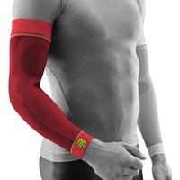 BAUERFEIND Sports Kompressionsbandage Arm rot extra long M von BAUERFEIND