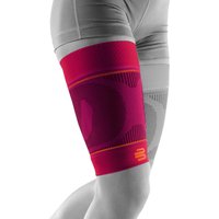 BAUERFEIND Sports Kompressionsbandage Oberschenkel pink, extra long, Gr. XL von BAUERFEIND