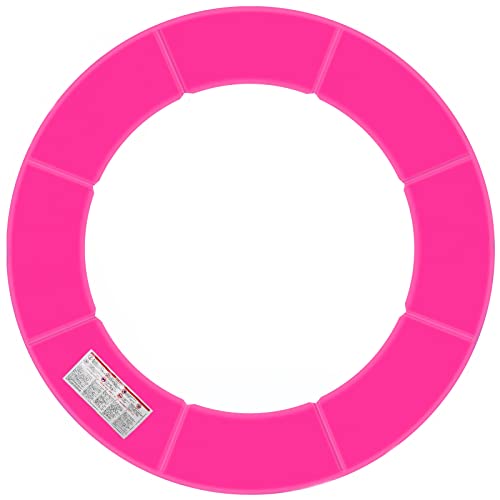 Baunsal® Trampolin Randabdeckung Ø 244 cm mit 26 cm breite in pink und 20 mm dick uv-beständig reißfest Trampolin Ersatzteile Trampolin Rahmenpolsterung Schutzrand für das Trampolin Outdoor von Baunsal