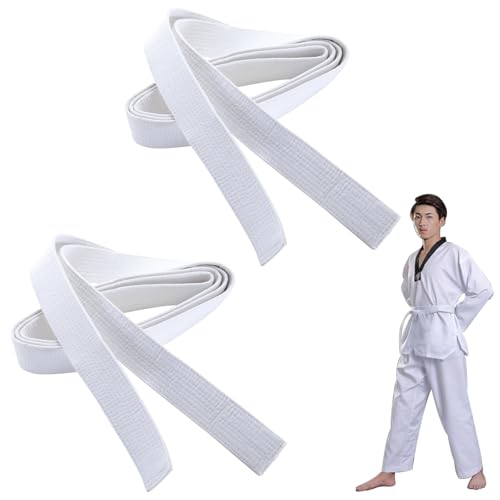 Karate Gürtel,Judo Gürtel,Taekwondo Gürtel,Karate Gürtel Weiß,Judo Gürtel Weiß,Weißer Karate Jiu Jitsu Gürtel,Budogürtel weiß,Kampfsport Gürtel,Polyester,Taekwondo für Männer Frauen,260 cm,2 Pcs Karate Gürtel,Judo Gürtel,Taekwondo Gürtel,Karate Gürtel Weiß,Judo Gürtel Weiß,Weißer Karate Jiu Jitsu Gürtel,Budogürtel weiß,Kampfsport Gürtel,Polyester,Taekwondo für Männer Frauen,260 cm,2 Pcs von Bavooty