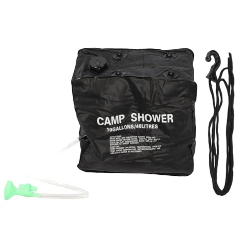 Baxnore 40 L PVC Rubber Plastic Cloth Shower Water Bag, Large Capacity Camp Shower Bag, Shower Water Bag, Camping Bath Bag with Sprayer for Outdoor von Baxnore