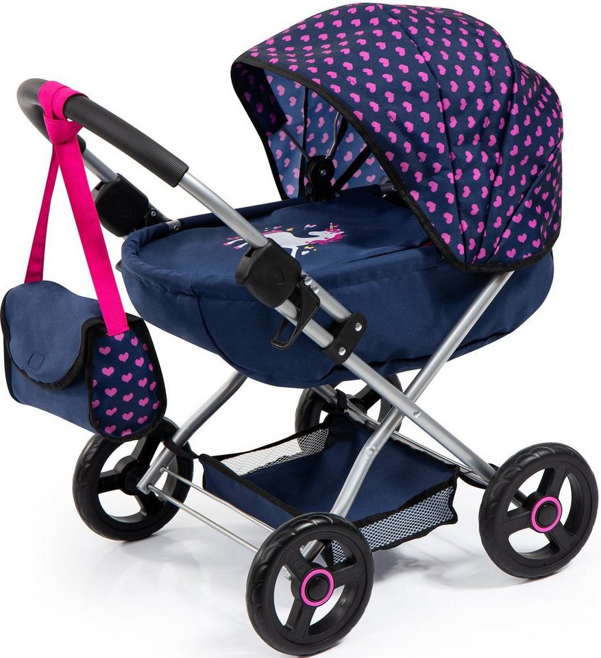 Bayer Puppenwagen Cosy, blau/Einhorn, mit Wickeltasche Bayer Puppenwagen Cosy, blau/Einhorn, mit Wickeltasche von Bayer