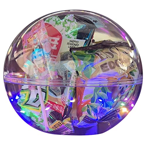 Bbbabeslk Acryl Hohlkugel - Klare Kugeln befüllbare Ornamente Kugel | Transparent befüllbare Bastelkugel Dekorative hängende Ornament Bälle, Transparente hängende Kugel Handwerk für von Bbbabeslk