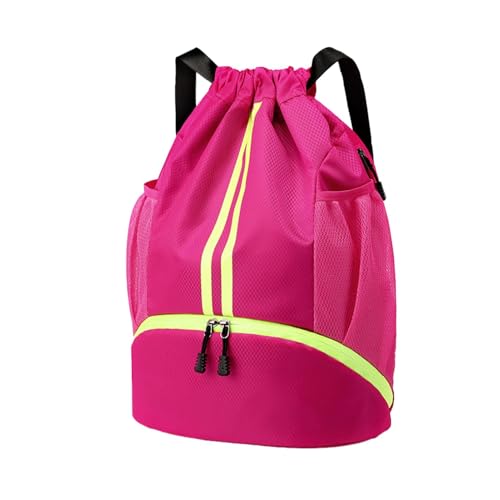 Bbbabeslk Fußball-Rucksack, Fußball-Rucksack für - Basketball-Rucksack mit Kordelzug - Basketball-Rucksack mit Schuhfach, Nass- und Trockentrennung, Taschen für Sporttrainingsausrüstung von Bbbabeslk