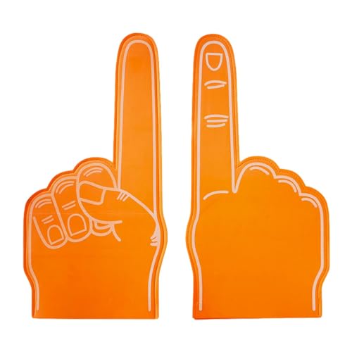 Bbbabeslk Riesen-Finger aus Schaumstoff, 45,7 cm, Einzelfinger-Cheerleader-Handschuhe, bequeme und inspirierende Schaumstoff-Finger, Cheerleading-Requisiten, wir sind die Nummer 1 Schaumstoff-Hand für von Bbbabeslk