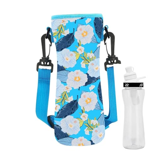 Neopren-Wasserflaschenhalter, tragbare Neopren-isolierte Wasserflaschenkühler, isolierter Flaschenhalter, ergonomische Wasserflaschen-Tasche für Mädchen von Bbbabeslk