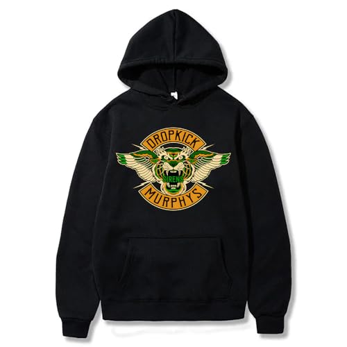 Bbntop Mode Musik Rock Neutrale Kleidung Dropkick Murphys Sirens Neue Single Sweatshirt Frauen Männer Hoodie Übergröße Casual Hoodie-Black||XS von Bbntop