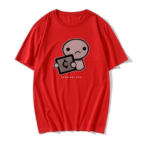 The Binding of Isaac T-Shirt Judge You Dark Background T-Shirt Übergroßes Top-T-Shirt Lustiges grafisches Herren-T-Shirt-Black||XS von Bbntop