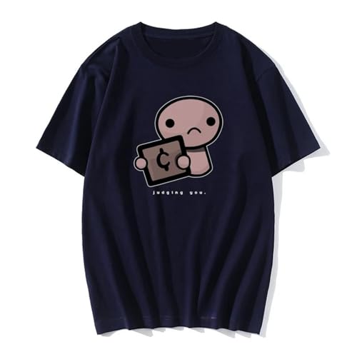 The Binding of Isaac T-Shirt Judge You Dark Background T-Shirt Übergroßes Top-T-Shirt Lustiges grafisches Herren-T-Shirt-Black||XS von Bbntop