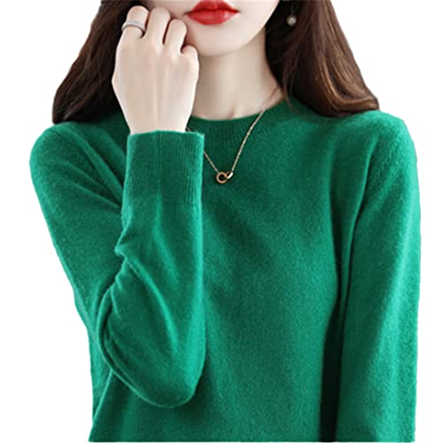 100% Wolle Kaschmir Pullover Damen Lose Casual Strick Rundhals Pullover Herbst und Winter Pullover EN8 M 100% Wolle Kaschmir Pullover Damen Lose Casual Strick Rundhals Pullover Herbst und Winter Pullover EN8 M von Bciopll