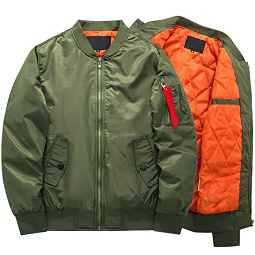 Dicke und dünne grüne Militärmotorrad -Männer Bomberjacke 8808 Green Thick 7XL Dicke und dünne grüne Militärmotorrad -Männer Bomberjacke 8808 Green Thick 7XL von Bciopll