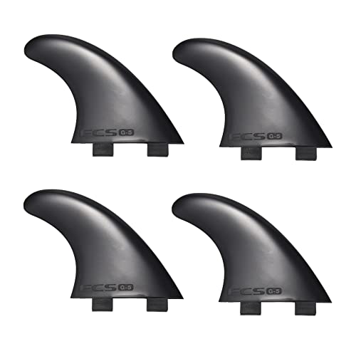 Bcowtte 12 Stück Kunststoff Nylon + Fiberglas schwarz für Surfflossen G5 Größe Surfbrett-Zubehör von Bcowtte