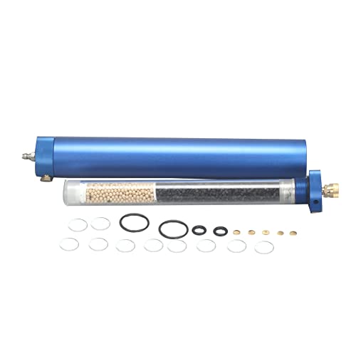 Bcowtte PCP Scuba Luftkompressor Hochdruck-Feuchtigkeitsfilter Öl-Wasserabscheider Handpumpe 40Mpa Blau von Bcowtte