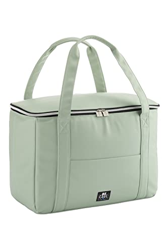 Be Cool Große City Kühltasche in Mintgrün L, 44 x 22 x 29cm 28 L Volumen mit Breiten Tragegriffen für Picknick, Schule, Ausflüge, Reisen Be Cool Große City Kühltasche in Mintgrün L, 44 x 22 x 29cm 28 L Volumen mit Breiten Tragegriffen für Picknick, Schule, Ausflüge, Reisen von Be Cool