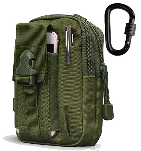 BeGrit Universal Mehrzweck Kapazität Oversize EDC Tasche Tactical Beutel Smartphone Holster Security Pack Carry Accessory Kit Tasche Gürtel Schlaufen Tasche Gadget Geld aus, Pocket Grün BeGrit Universal Mehrzweck Kapazität Oversize EDC Tasche Tactical Beutel Smartphone Holster Security Pack Carry Accessory Kit Tasche Gürtel Schlaufen Tasche Gadget Geld aus, Pocket Grün von BeGrit