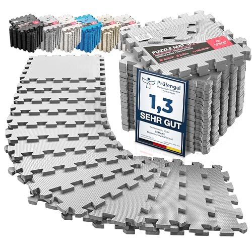 Schutzmatten Bodenschutzmatte Set Sportmatte Gymnastikmatte Puzzlematte: Puzzle Sportgeräte Matte Fitnessmatte Turnmatte Unterlegmatte Bodenmatte Sport Mat Trainingsmatte Gummimatte Yogamatte Fitness Schutzmatten Bodenschutzmatte Set Sportmatte Gymnastikmatte Puzzlematte: Puzzle Sportgeräte Matte Fitnessmatte Turnmatte Unterlegmatte Bodenmatte Sport Mat Trainingsmatte Gummimatte Yogamatte Fitness von BeMaxx