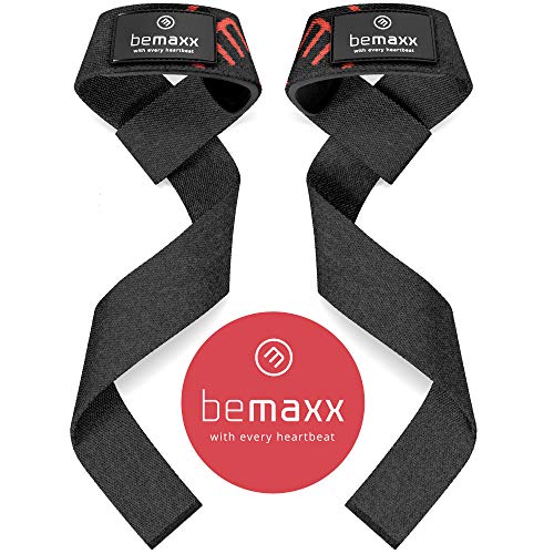 Zughilfen Krafttraining Weight Lifting Straps für Bodybuilding Gewichtheben - Profi Gepolsterte Greifhilfen Langhantel Fitness Gym Kraftsport Frauen Männer | Set Zugbänder Handgelenk Latzughilfe Zughilfen Krafttraining Weight Lifting Straps für Bodybuilding Gewichtheben - Profi Gepolsterte Greifhilfen Langhantel Fitness Gym Kraftsport Frauen Männer | Set Zugbänder Handgelenk Latzughilfe von BeMaxx